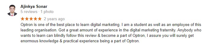 digital marketing course review- Optron